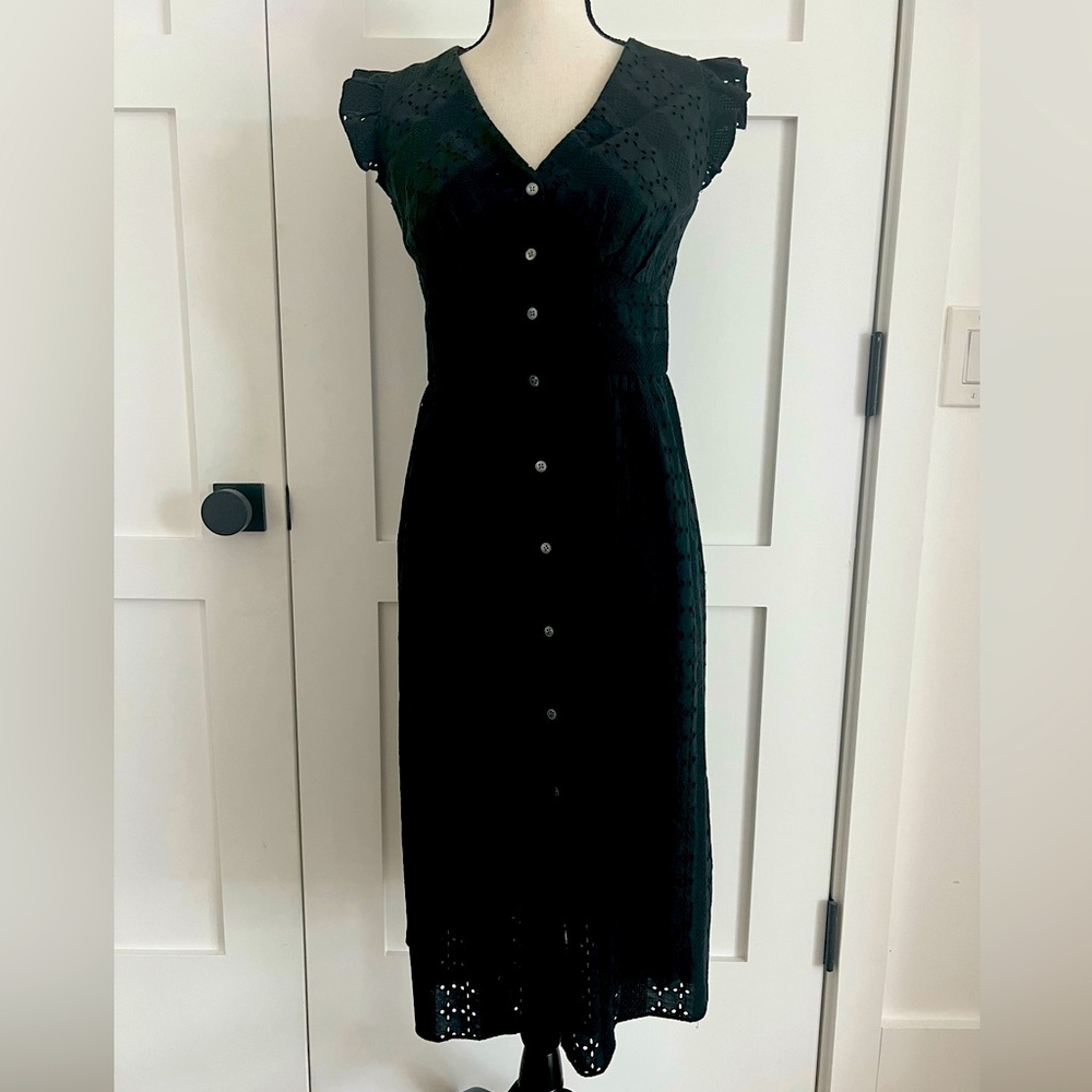 J Crew Tailored Cotton Eyelet dress - Size 6
